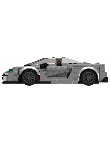 Kaladėlių rinkinys Sportinis automobilis sidabrinis 403 elementai Mould King