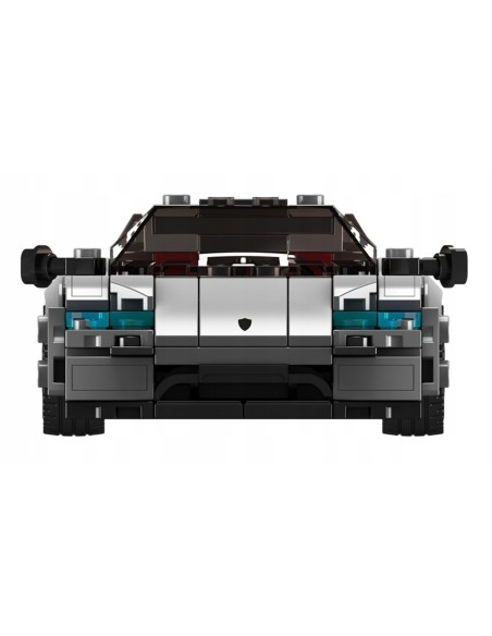 Kaladėlių rinkinys Sportinis automobilis sidabrinis 403 elementai Mould King