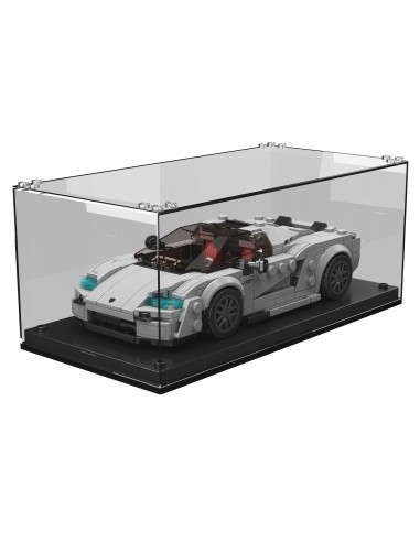 Kaladėlių rinkinys Sportinis automobilis sidabrinis 403 elementai Mould King