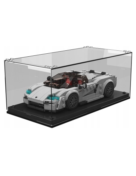 Kaladėlių rinkinys Sportinis automobilis sidabrinis 403 elementai Mould King