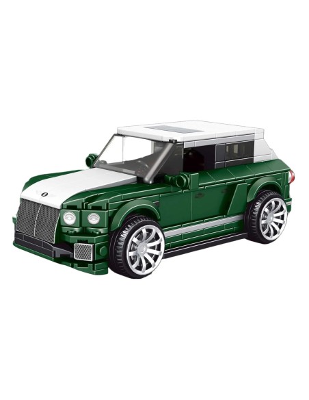 Kaladėlių rinkinys Sportinis automobilis žalias 443 elementai Mould King