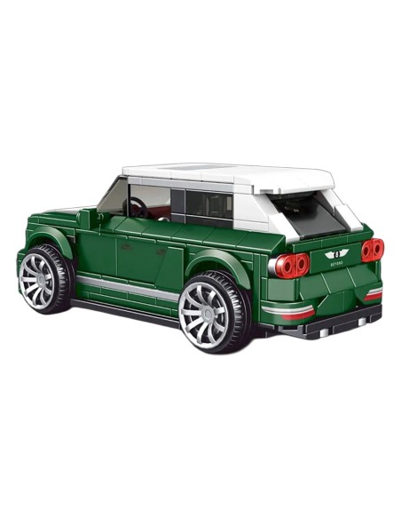 Kaladėlių rinkinys Sportinis automobilis žalias 443 elementai Mould King