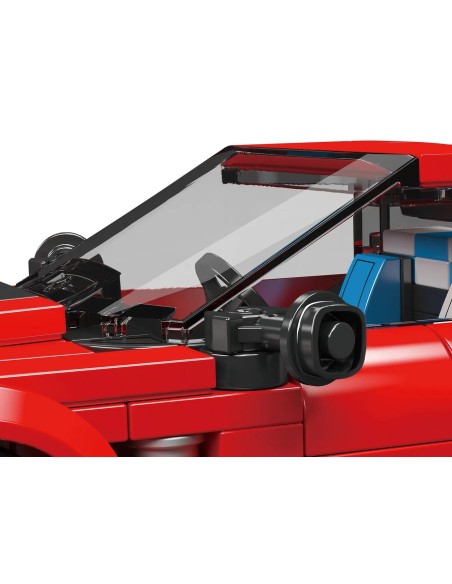 Kaladėlių rinkinys Sportinis automobilis raudonas 494 elementai Mould King