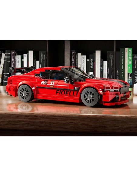 Kaladėlių rinkinys Sportinis automobilis raudonas 494 elementai Mould King