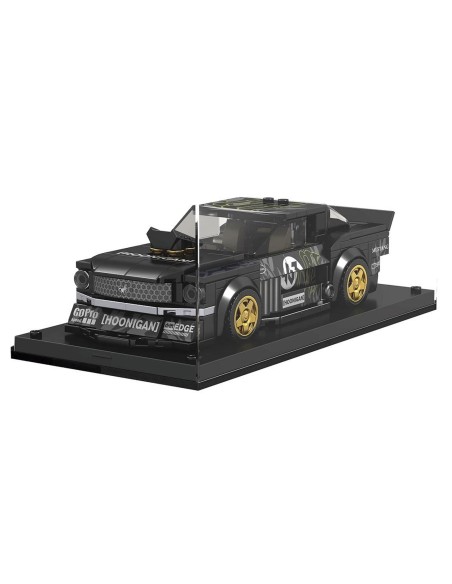 Kaladėlių rinkinys Sportinis automobilis juodas 414 elementai Mould King