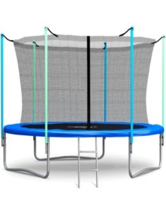 Trampolina 10FT 305 cm su apsaugine tinkle ir kopėčiomis MalPlay
