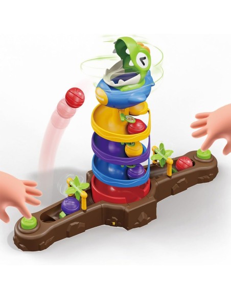 Dino Spin Twister dinozauro sukimosi žaidimas 2 žaidėjams MalPlay