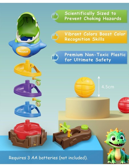 Dino Spin Twister dinozauro sukimosi žaidimas 2 žaidėjams MalPlay