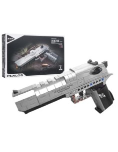 Kaladėlių konstruktorius Militaria pistoletas 360 elementų