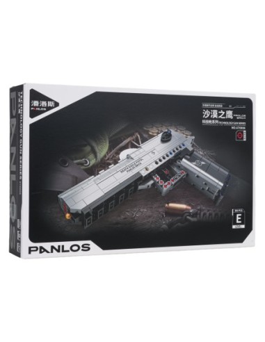 Kaladėlių konstruktorius Militaria pistoletas 360 elementų