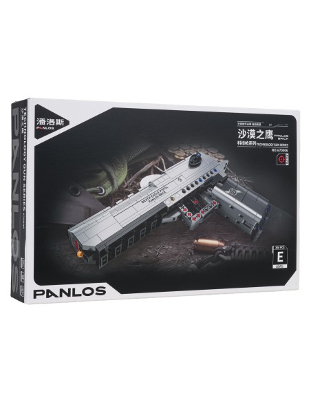 Kaladėlių konstruktorius Militaria pistoletas 360 elementų