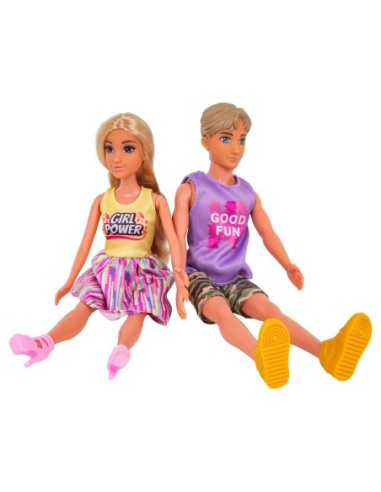 Lėlių rinkinys Šeima atostogose su aksesuarais nuo 3 metų