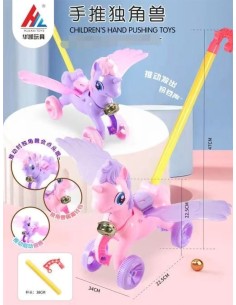 „Huakai Toys“ vaikiškas stumiamas vienaragis nuo 18 mėn. 2
