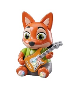 Interaktyvus muzikinis žaislas „Šokanti lapė su gitara“ (8899-352)