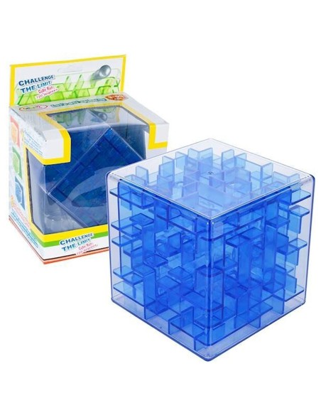 3D arkadinis labirintas kubas galvosūkis 9,5 cm