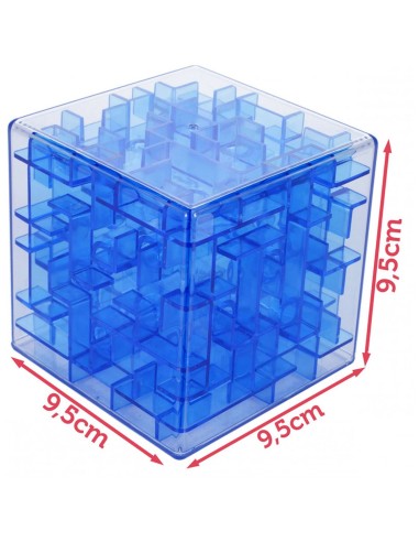 3D arkadinis labirintas kubas galvosūkis 9,5 cm