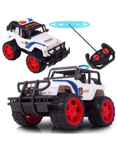 RC policijos automobilis 1:14 monstrų visureigis