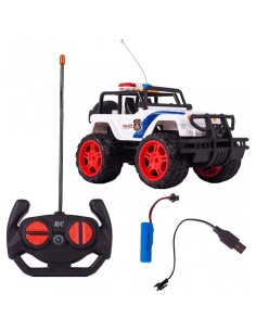 RC policijos automobilis 1:14 monstrų visureigis 2