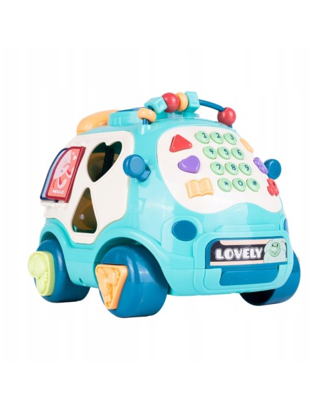 Interaktyvus automobilis 6in1 telefono vagonas su melodijomis