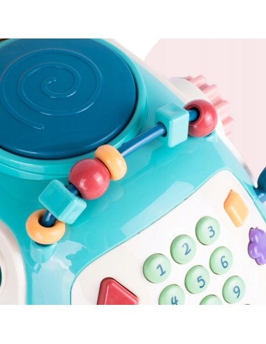 Interaktyvus automobilis 6in1 telefono vagonas su melodijomis