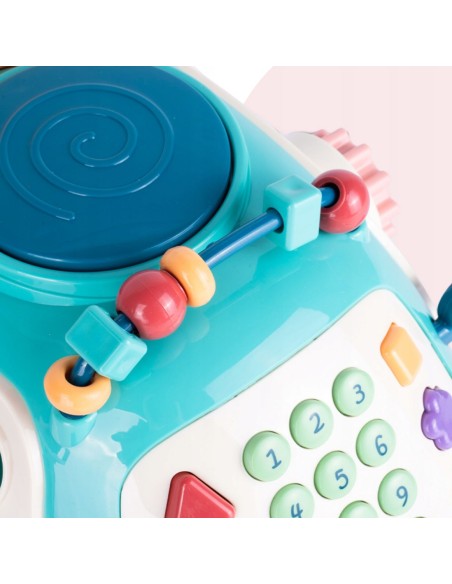Interaktyvus automobilis 6in1 telefono vagonas su melodijomis