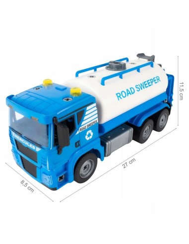 110 dalių TANKER surinkimo sunkvežimis su LED ir garsais