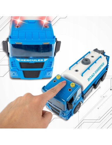 110 dalių TANKER surinkimo sunkvežimis su LED ir garsais