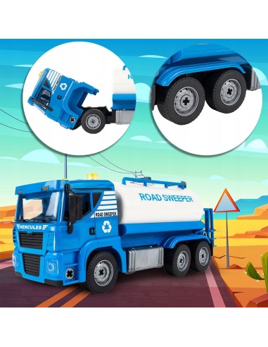110 dalių TANKER surinkimo sunkvežimis su LED ir garsais