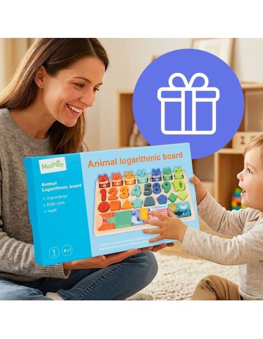 4in1 edukacinė varlių skaičiavimo lenta medinė 40 el.