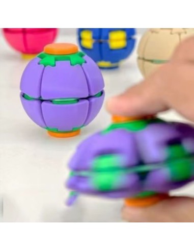 Sensorinis antistresinis žaislas „Fidget Spinner Ball“ pirštų miklumui