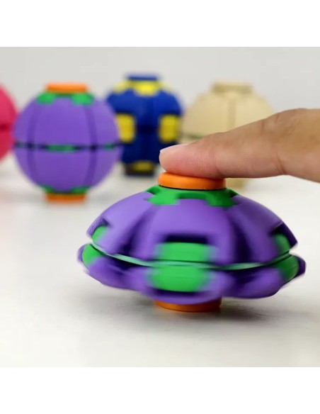 Sensorinis antistresinis žaislas „Fidget Spinner Ball“ pirštų miklumui