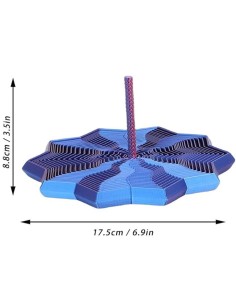 3D spausdintas antistresinis žaislas „Daugiakampė spiralė-žvaigždė“ (17 cm) 2