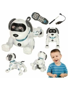 RC interaktyvus šuniukas robotas šokinėja ir dainuoja