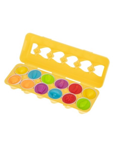Kiaušinių Montessori rūšiuoklis dėlionė 12 vnt.