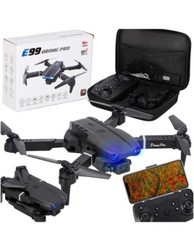 RC dronas E99 Pro dviguba kamera 720P headless