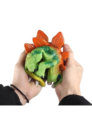 Minkštos ir garsus skleidžiančios dinozauriukų figūrėlės vaikams