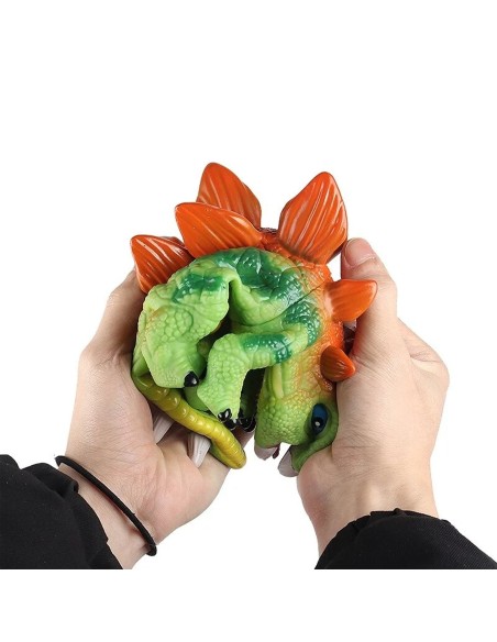 Minkštos ir garsus skleidžiančios dinozauriukų figūrėlės vaikams
