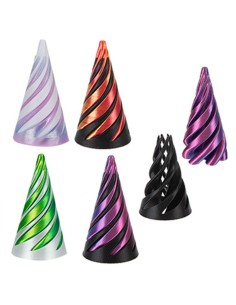 Tactile Fidget žaislas-kūgis streso mažinimui ir koncentracijai (6,5 cm)