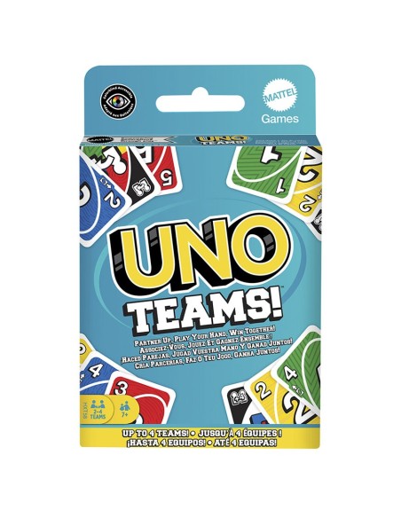 Kortų žaidimas vakarėliams ir šeimai „UNO Teams!“