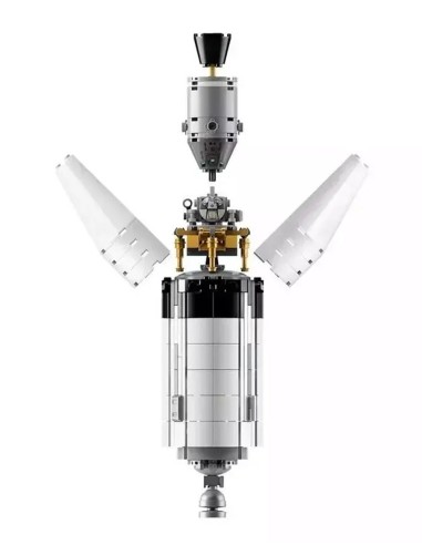 Konstruktorius „KING Apollo Saturn V“ raketa (18018, 586 detalių)