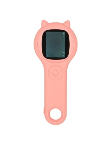 Skaitmeninis mikroskopas lupa 500x 2Mpx rožinis USB
