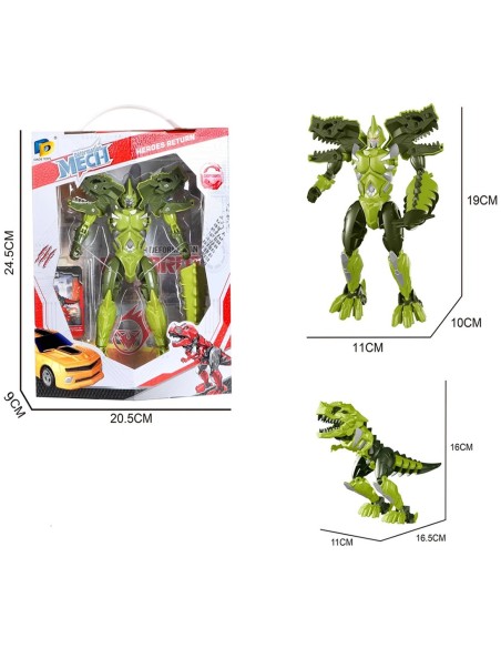 Interaktyvus transformergis robotas dinozauras