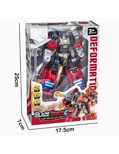 Interaktyvus transformeris robotas mašina Blaze Force 5