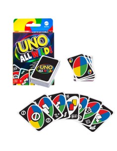 Stalo žaidimas „UNO ALL WILD!“ (112 veiksmo kortelių)