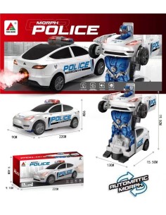 Interaktyvus žaislas-transformeris „Morph Police“ su garsu ir šviesomis