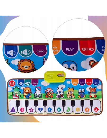 Muzikinis pianino kilimėlis vaikams 79 cm