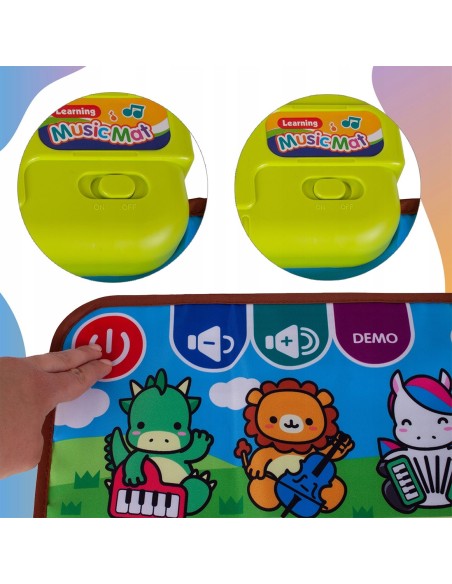 Muzikinis pianino kilimėlis vaikams 79 cm