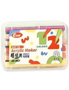 kopija iš Akriliniai flomasteriai 18 spalvų "Acrylic Markers"