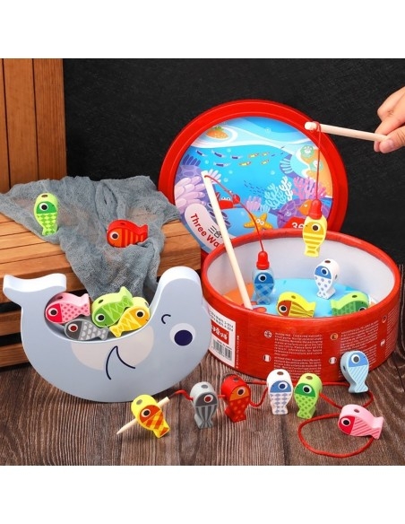 Medinis stalo žaidimas 3 in 1