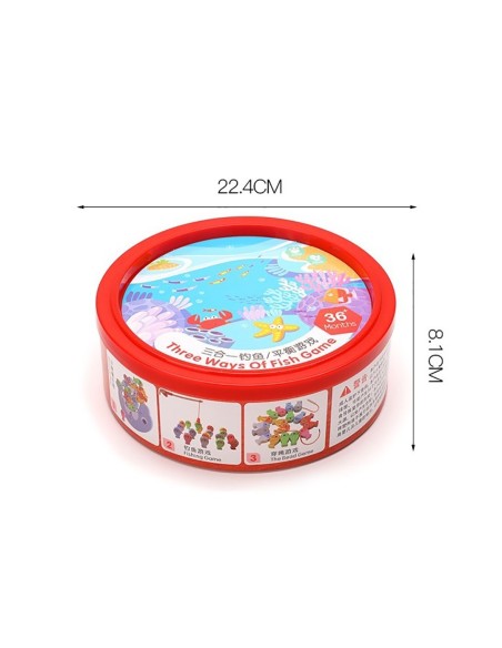 Medinis stalo žaidimas 3 in 1